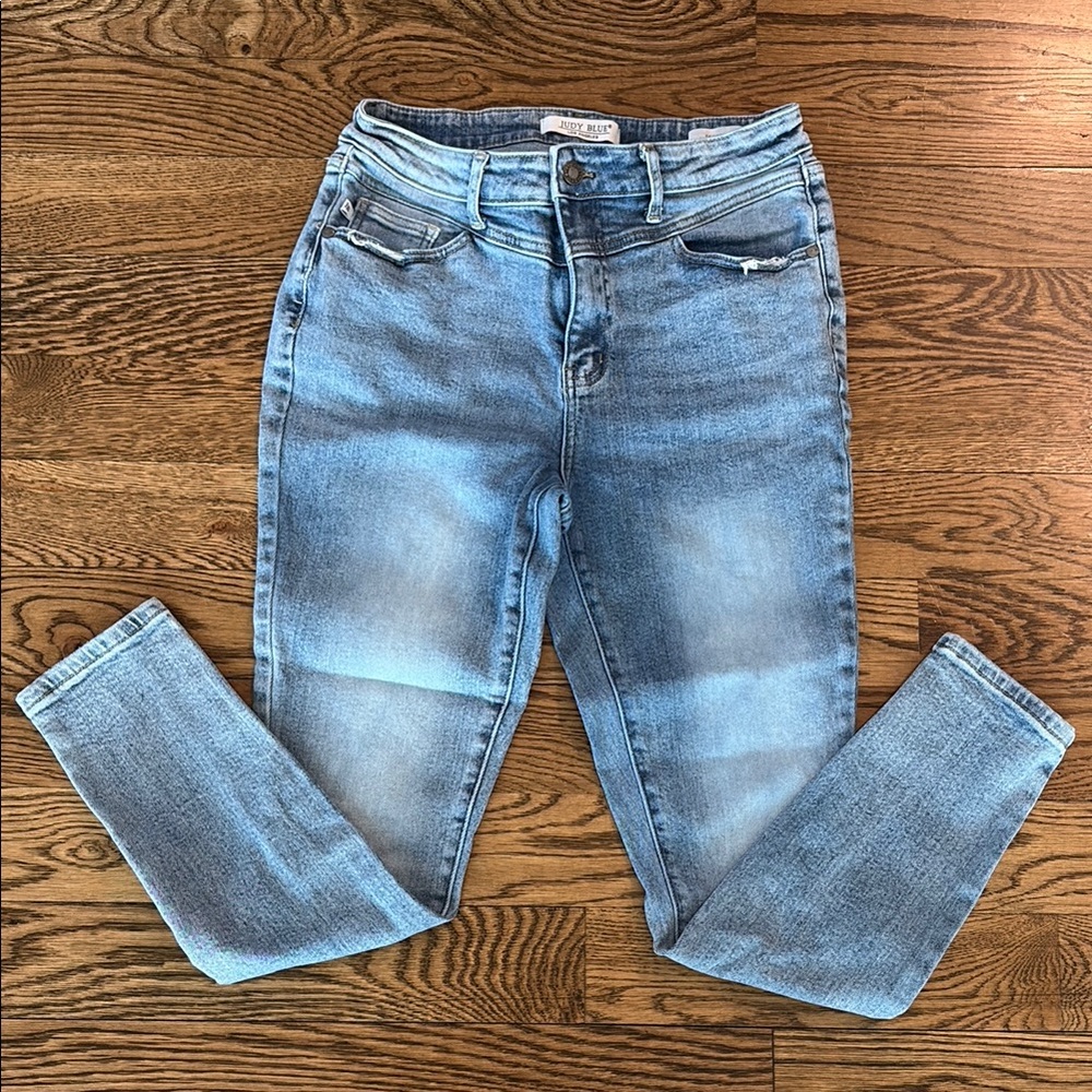 Judy Blue yoke front skinny fit jeans